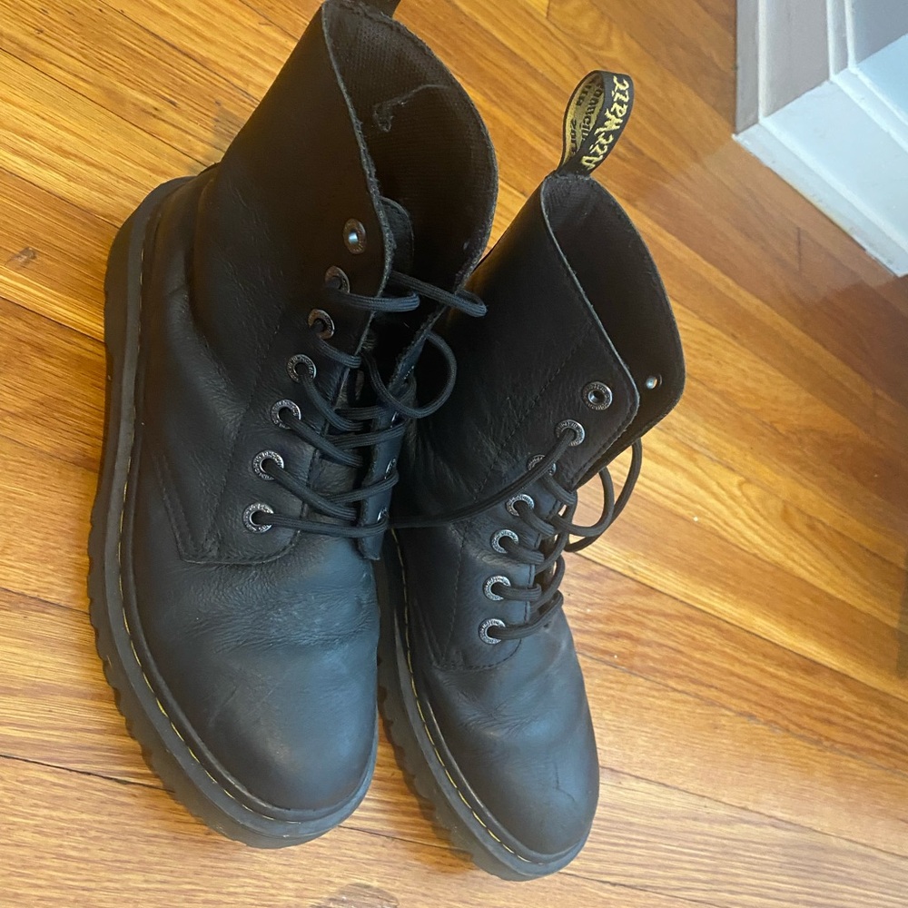Dr. Martens Black Lace-Up Boots